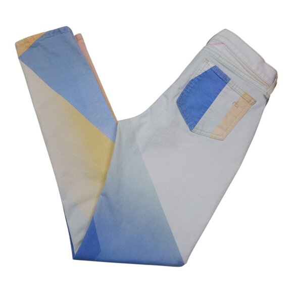 Rag & Bone Womens Geo Print Skinny Jeans Size 27 Cotton Blend Small Stains - Picture 3 of 12